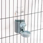 Automatic Pet Feeder Cage Hanging Bowl Water Bottle Food Container Dispenser For Puppy Cats Rabbit Birds Pet Feeding Product