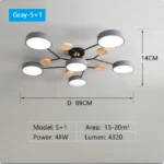 Modern LED Chandelier Lighting for Pendant Lamp Living Room Bedroom Study Home Decoration Indoor Lighting AC220V