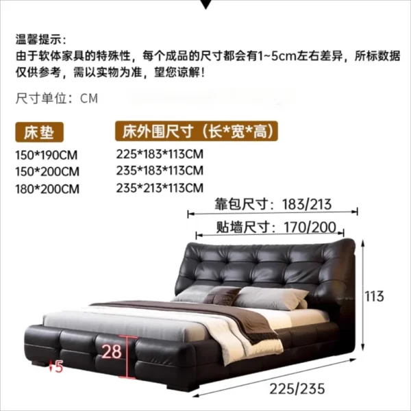 Lounge Minimalist Bed Waterproof Reading Nightstands Aesthetic Bed Headboards Multifunctional Mobili Per La Casa Home Furniture