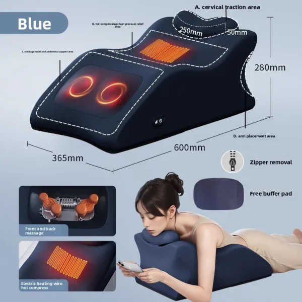 New bed sleeping pillow, lying on the bed artifact multi-functional prone position pillow sleeping memory cotton reading pillow