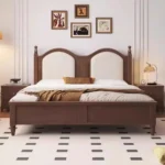 Europian Bedroom Bed Aesthetic Unique Nightstands Headboards Bed Modern Storage Cama Elastica Pula Pula Home Accessories