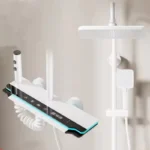 Hot Cold Piano Digital Bathroom Shower Set Rainfall Shower Head Brass Bathroom Faucet Accessories Digital Bathroom Shower System