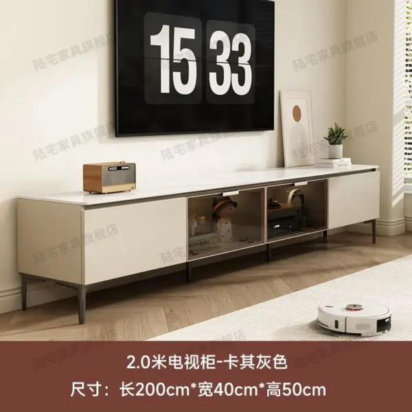 Floor Mount Tv Stand Aesthetic Entertainment Shelf Design Tv Stand Large Organizer Mobili Soggiorno Moderni Home Furniture