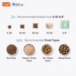 4L Automatic Pet Feeder for1/2Cats,WiFi Smart Feed Automatic Pet Feeder for Cats& Dogs,Timed Pet Food Dispenser with APP Control