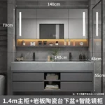 Bathroom Accesories Cabinet Wall Home Accessories Set Luxury Full Furniture Shelfs Sink Cabinet Modern Hovedskapet Bathroom Home