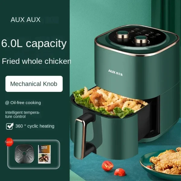 220V AXA Air Fryer Model - All-in-One Air Fryer Oven with Smart Auto-Fry, Multi-Functionality and No Oil Cooking C AA