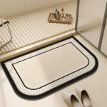 Bathroom Carpet Water-absorbent Toilet Non-slip Floor Mats Soft Diatom Mud Absorbent Doormat Home Decoration Bath Mat 욕실 미끄럼방지