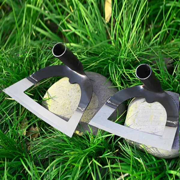 Weeding Hoe Hollow Hoe Thickened Saw Blade Steel Hoe  Artifact Agricultural Long Handle Garden Hoe All Steel  Hoe Tools