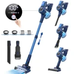 Sejoy 25Kpa Suction Power Handheld Cordless Wireless Vacuum Cleaner for Home Appliance 0.6L Dust Cup Removable Battery