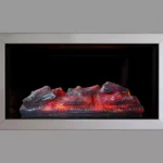 Electric Fireplace Simulated Charcoal Fake Firewood Decorative Flame Lamp Bonfire Shooting Props Museum Exhibition Hall(US Plug)