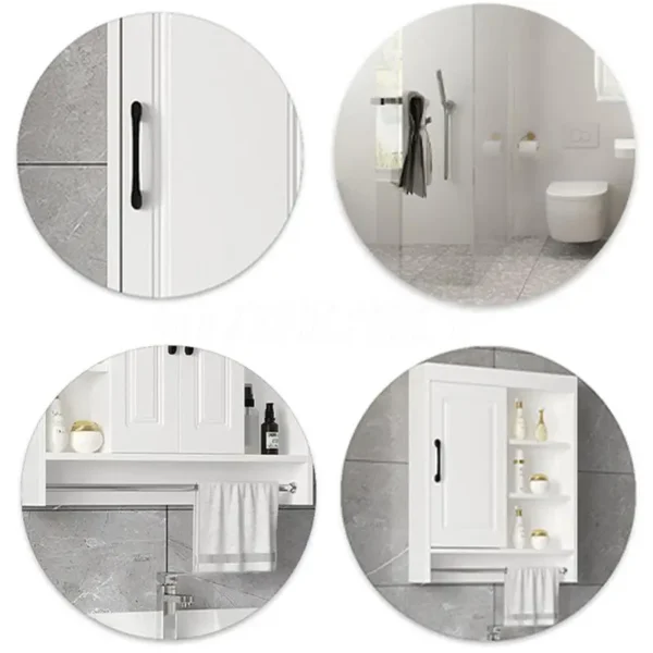 Bathroom Wall Cabinet Wooden Cabinet Bathroom Furniture Over Toilet Storage And Shelves Cupboard Above Toilet With Large Space