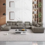 Modern Minimalist Sofa Leather Recliner Corner Living Room Sofa Relaxing Comfortable Muebles Para Habitacion Home Accessories