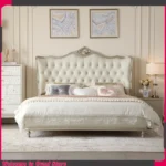Double Modern Beds Wooden Floor Space Saving Comfortable Beds Soft Design Large Camarotes Para Dormitorio House Accessories
