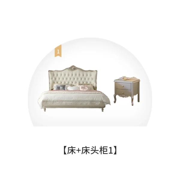 Double Modern Beds Wooden Floor Space Saving Comfortable Beds Soft Design Large Camarotes Para Dormitorio House Accessories