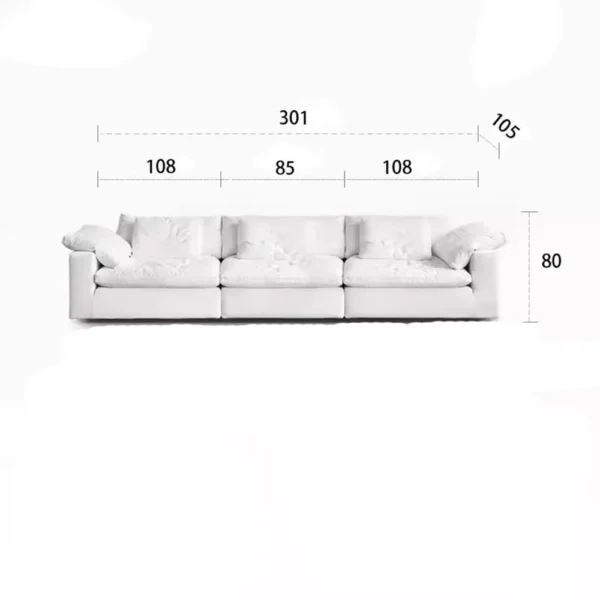 Modern Large Lounge Sofas Loveseat Luxury Bed Lazy Floor Sofas Living Room Modern Divani Da Soggiorno Canape Salon De Luxe