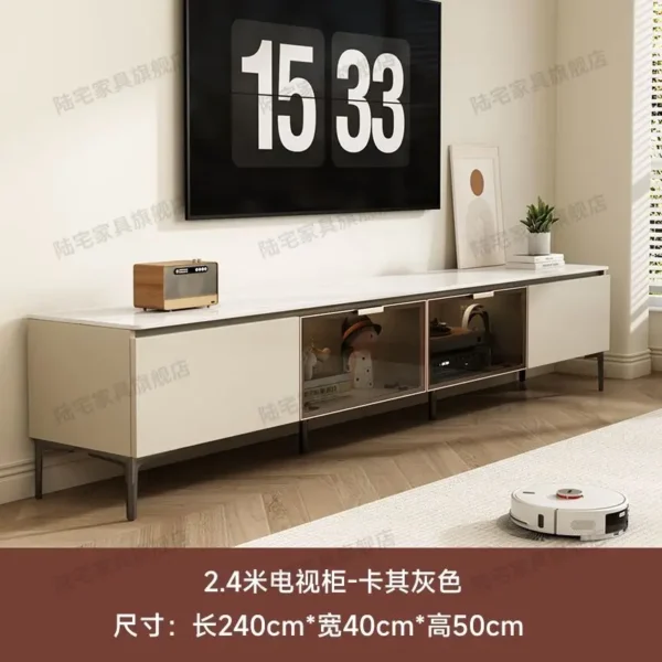 Floor Mount Tv Stand Aesthetic Entertainment Shelf Design Tv Stand Large Organizer Mobili Soggiorno Moderni Home Furniture
