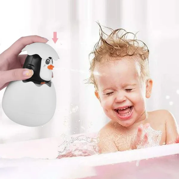 Baby Bathing Toy Kids Cute Duck Penguin Egg Water Spray Sprinkler Bathroom Sprinkling Shower Swimming Water Toys For Kids Gift