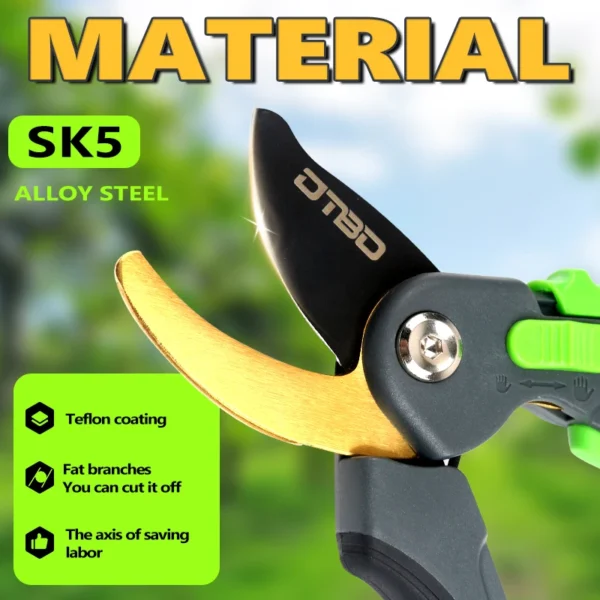 Pruner Cut Plant Trim Horticulture Secateur Shrub Garden Scissor Tool Branch Shear Orchard Pruning Shears