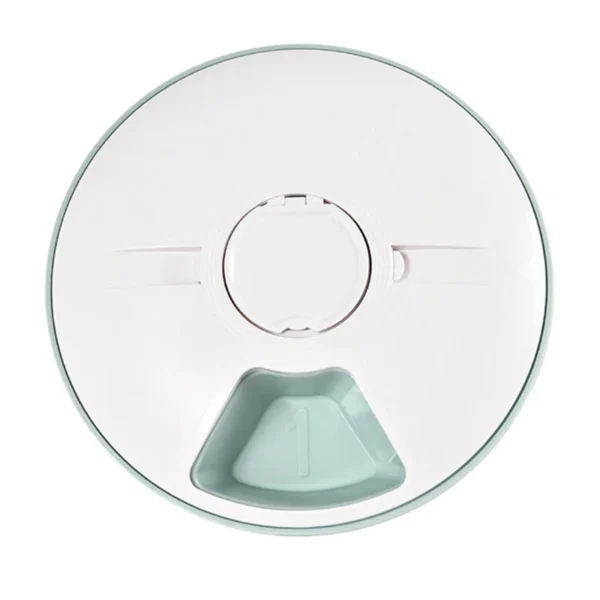 Automatic Feeder Pet Dog Round Timing Feeder 6 Meals 6 Grids Cat Dog Electric Dry Food Dispenser 24 Hours Feed Pet Supplies