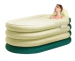 Bathing Bucket for Adults, Inflatable Bathtub, Thickened and Foldable Full Body Sitting Bathtub Sweat Steaming Medicine Bath