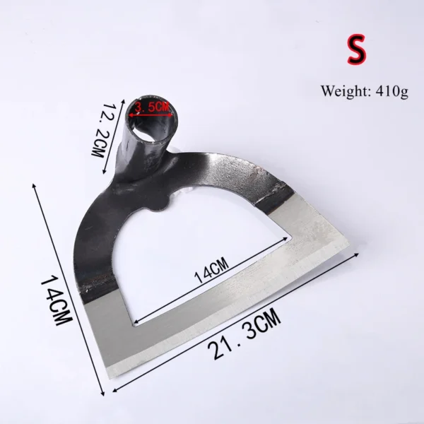 Weeding Hoe Hollow Hoe Thickened Saw Blade Steel Hoe  Artifact Agricultural Long Handle Garden Hoe All Steel  Hoe Tools