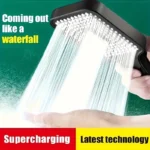 Large Area Shower Head 3 Modes Adjustable High Quality High Pressure Water Saving Flow Shower Faucet Nozzle Bathroom Accessories