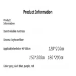 Students Dormitory Down Mattress thickened home single bed double foldable soft Mat Hotel special cushion quilt Tatami Mattress