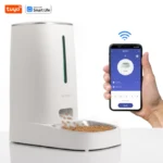 4L Automatic Pet Feeder for1/2Cats,WiFi Smart Feed Automatic Pet Feeder for Cats& Dogs,Timed Pet Food Dispenser with APP Control