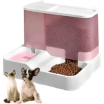 Cat Feeder Automatic Pet Feeder Large Capacity Food Dispenser Dry Wet Separation Water Bowl BPA Free Material Top Rated