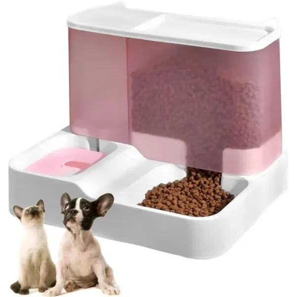 Cat Feeder Automatic Pet Feeder Large Capacity Food Dispenser Dry Wet Separation Water Bowl BPA Free Material Top Rated