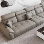 Modern Minimalist Sofa Leather Recliner Corner Living Room Sofa Relaxing Comfortable Muebles Para Habitacion Home Accessories