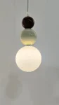Living Room Dining Room Line Small Chandelier Nordic Cream Wind Bedside Bedroom Porch Modern Study Pendant Lights