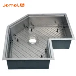 Undermount Stainless Steel single bowlKitchen Sink, multifunctional kitchen，stainless steel white sink，Durable Kitchen Equipment