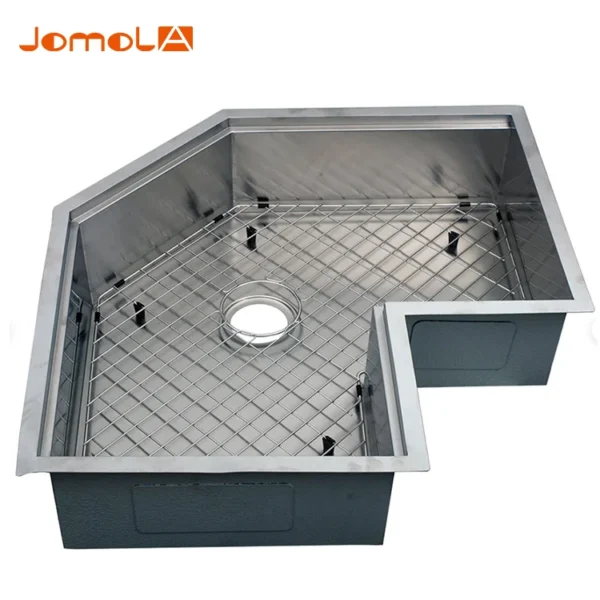 Undermount Stainless Steel single bowlKitchen Sink, multifunctional kitchen，stainless steel white sink，Durable Kitchen Equipment