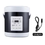 Small car outdoor cooker electric cooker cooking pot cooking food cooking porridge cooking rice fast heating car rice cooker