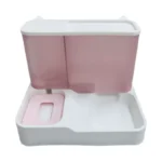 Cat Feeder Automatic Pet Feeder Large Capacity Food Dispenser Dry Wet Separation Water Bowl BPA Free Material Top Rated