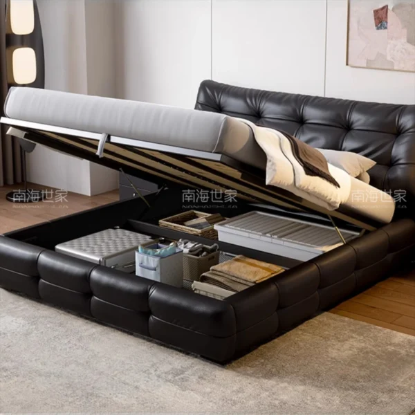 Lounge Minimalist Bed Waterproof Reading Nightstands Aesthetic Bed Headboards Multifunctional Mobili Per La Casa Home Furniture