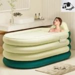 Bathing Bucket for Adults, Inflatable Bathtub, Thickened and Foldable Full Body Sitting Bathtub Sweat Steaming Medicine Bath