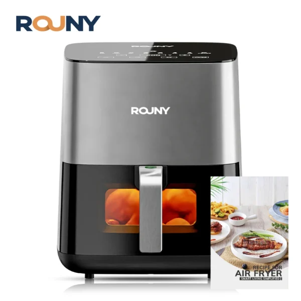5L Air Fryer, Electric Hot fryer Oven Oilless Cooker with Touch Control & Nonstick Basket & Visible Window, Family Size
