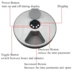 Automatic Pet Feeder Timing Feeder 6 Meals 6 Grids Cat Dog Electric Dry Food Dispenser Accessories Smart Control Pet Feeder