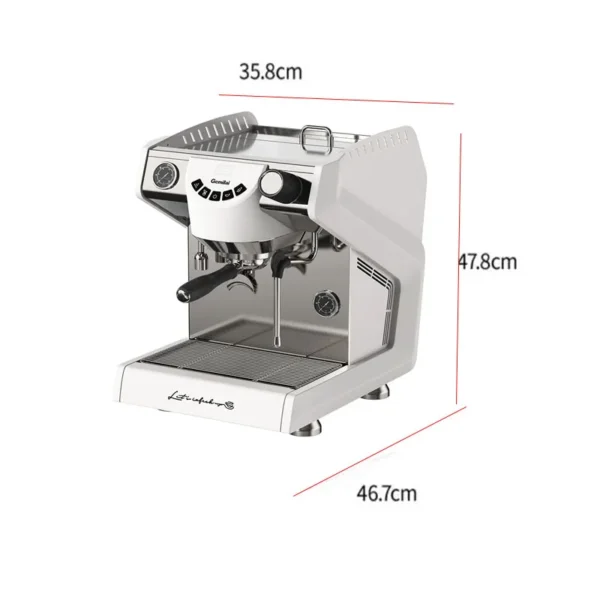 High-End Dual-Boiler Espresso Machine Italian Espresso with 58Pro Commercial Extraction System for Home & Commercial Use