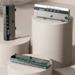 Hot Cold Piano Digital Bathroom Shower Set Rainfall Shower Head Brass Bathroom Faucet Accessories Digital Bathroom Shower System