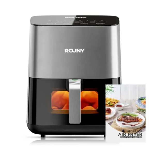 5L Air Fryer, Electric Hot fryer Oven Oilless Cooker with Touch Control & Nonstick Basket & Visible Window, Family Size