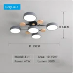 Modern LED Chandelier Lighting for Pendant Lamp Living Room Bedroom Study Home Decoration Indoor Lighting AC220V