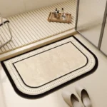 Bathroom Carpet Water-absorbent Toilet Non-slip Floor Mats Soft Diatom Mud Absorbent Doormat Home Decoration Bath Mat 욕실 미끄럼방지