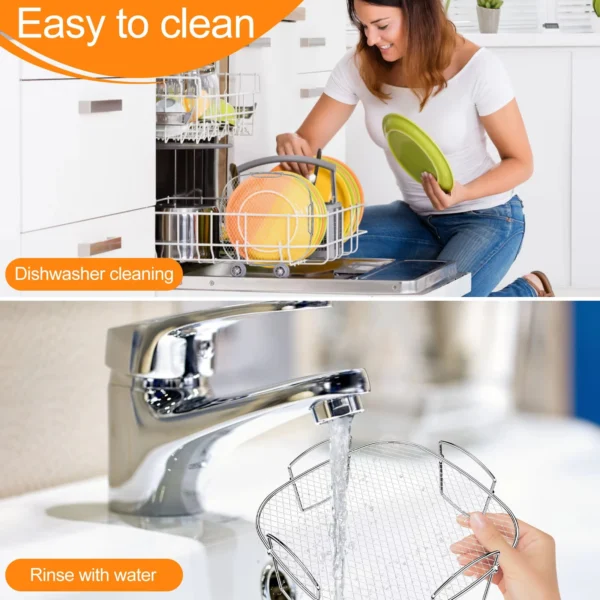 Multifunctional Roasting Rack Compatible Airfryer Dehydrator BBQ Rack Steamer Roasting Cooking Tools for Air Fryer Accessories