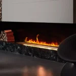 Water Vapor Fireplace Germicidal UV Lamps Customized 3D Flame Electric Fireplace Tv Stand Inserts Living Room Decorative