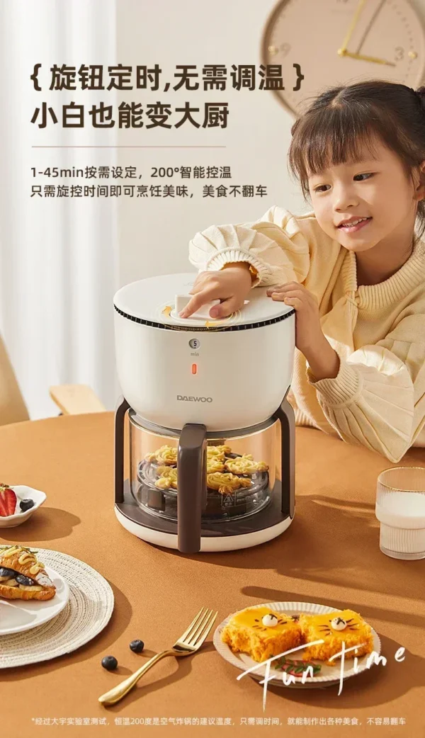 220V Upgrade Your Cooking Experience with Air Fryer: Smart, Multi-functional, and Convenient AD