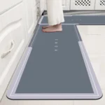 Bathroom Floor Mat, Soft Diatomaceous Mud, Absorbent Quick Drying Carpet, Diatomaceous Earth Anti Slip Mat, Door Mat