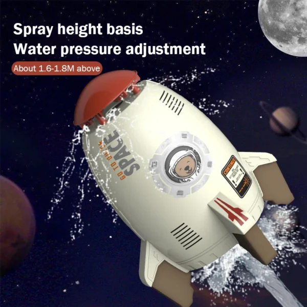 Flying JET Rocket Fountain Sprinkler Splashing Water Toy for Kids 360 Degree Rotating Outdoor Pool Party Children's Summer Toy